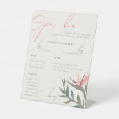 楽園のロブバードバーペデスタルサイン 台座サイン (正面)