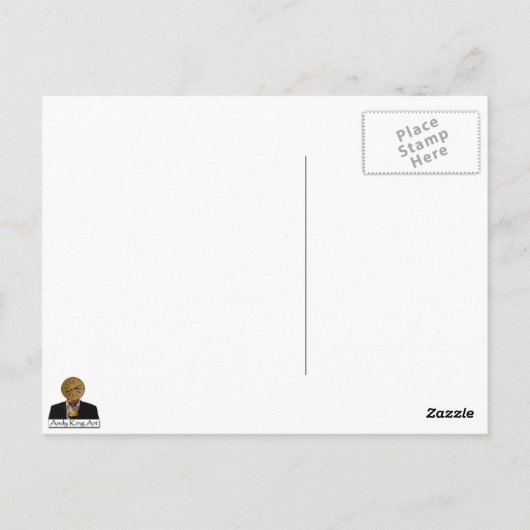 楽園の中途半端 – はがき (裏面)