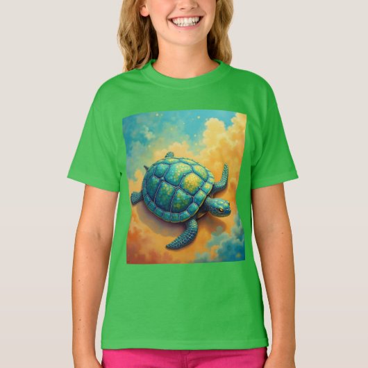 楽園の亀タイム Tシャツ (正面)