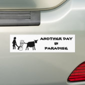 楽園の別の日 バンパーステッカー (車上)