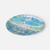 楽園の夢の世界のユニコーン ペーパープレート (アングル)