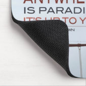 楽園の感動的なマウスパッドはどこでもあります マウスパッド (コーナー)