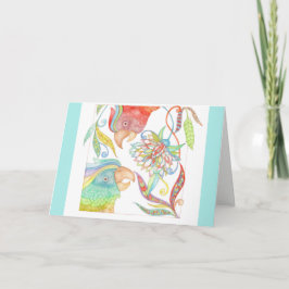 楽園の日は"淡いブルーの健康な"カードを得ます カード