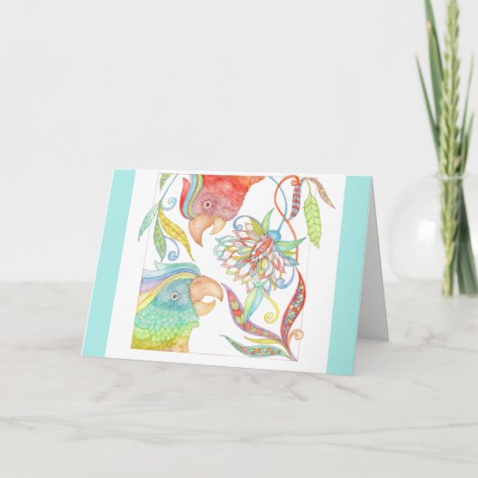 楽園の日は"淡いブルーの健康な"カードを得ます カード (正面)