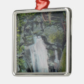 楽園の滝の眺め メタルオーナメント (左)