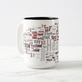 楽園の無くなった本I ツートーンマグカップ (正面左)