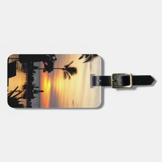 楽園の荷物のラベルに私を連れて行って下さい ラゲッジタグ (正面横)