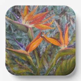 楽園の鳥を歌う ペーパープレート