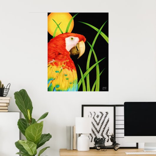 楽園の鳥 ポスター (ホームオフィス)