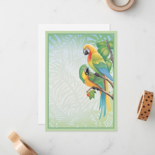 楽園の© ノートカード (正面/裏面インサイチュ)