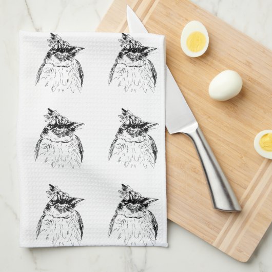 楽園のFlycatcher Dishtowel キッチンタオル (四つ折り)