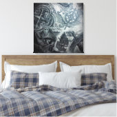 楽園はキャンバスを待っている キャンバスプリント (インサイチュ (寝室))