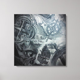 楽園はキャンバスを待っている キャンバスプリント