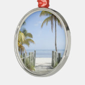 楽園への歓迎 メタルオーナメント (左)