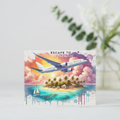 楽園へ逃げろ。 ポストカード (スタンド正面)