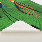 楽園カラフルの鳥 シェルパブランケット (3/4)