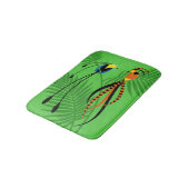 楽園カラフルの鳥 バスマット (アングル)