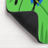 楽園カラフルの鳥 マウスパッド (コーナー)