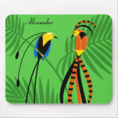 楽園カラフルの鳥 マウスパッド (正面)