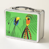 楽園カラフルの鳥 メタルランチボックス (裏面)