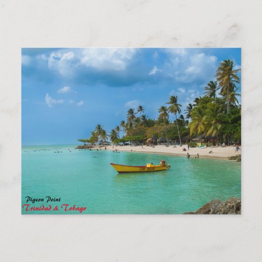 楽園カリブの ポストカード (正面)