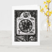 楽園カード-ゴットフリードKellerの引用文への戸口 カード (黄色い花)