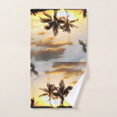 楽園タオルセットの*New*の日没 バスタオルセット (ハンドタオル)