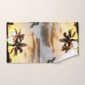 楽園タオルセットの*New*の日没 バスタオルセット (ハンドタオル)