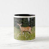 楽園公園のシカ ツートーンマグカップ (中央)