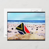 "楽園南アフリカ共和国"のJTGの芸術の郵便はがき ポストカード (正面/裏面)