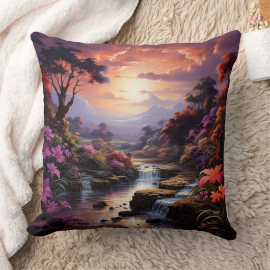 楽園 クッション (ブランケット)