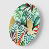 楽園 ラージ壁時計 (傾斜)