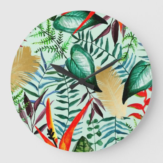 楽園 ラージ壁時計 (正面)