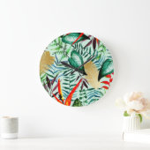 楽園 ラージ壁時計 (ホーム)