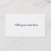 楽園 名刺 (裏面)