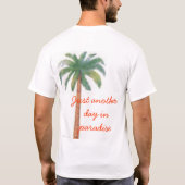 楽園 Tシャツ (裏面)