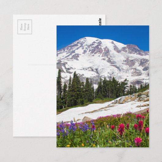 楽園Mt. Rainer ポストカード (正面/裏面)