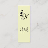 楽天主義の細い名刺 スキニー名刺 (裏面)