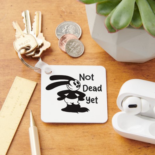 楽天主義哲学者オズワルドかわいいおもしろいヴィンテージ キーホルダー (デスク)