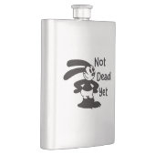 楽天主義哲学者オズワルドかわいいおもしろいヴィンテージ フラスク (右)