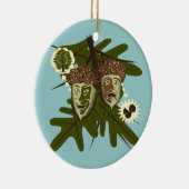 楽天家か厭世家か。 セラミックオーナメント (右)