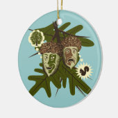 楽天家か厭世家か。 セラミックオーナメント (左)