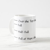 楽天家のマグ コーヒーマグカップ (正面左)