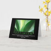 楽天的グリーティングカード カード (黄色い花)