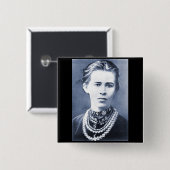 楽屋ウクライナ人ボタン 缶バッジ (正面&裏面)