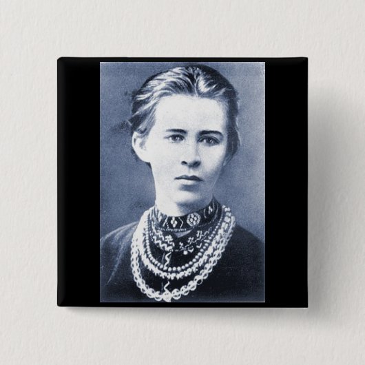 楽屋ウクライナ人ボタン 缶バッジ (正面)