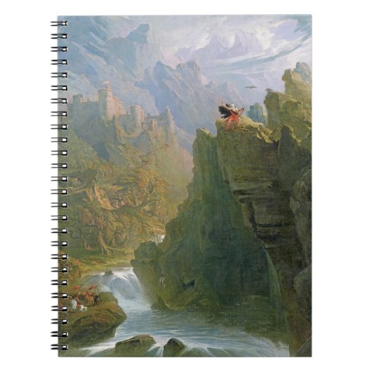 楽師、c.1817 (キャンバスの油) ノートブック (正面)