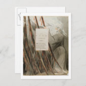 楽師: 「Thomaの詩からのPindaricオード、 ポストカード (正面/裏面)