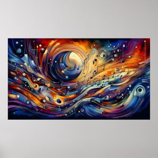 楽曲 – 歌詞抽象芸術05 ポスター (正面)