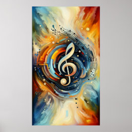 楽曲 – 歌詞抽象芸術11 ポスター